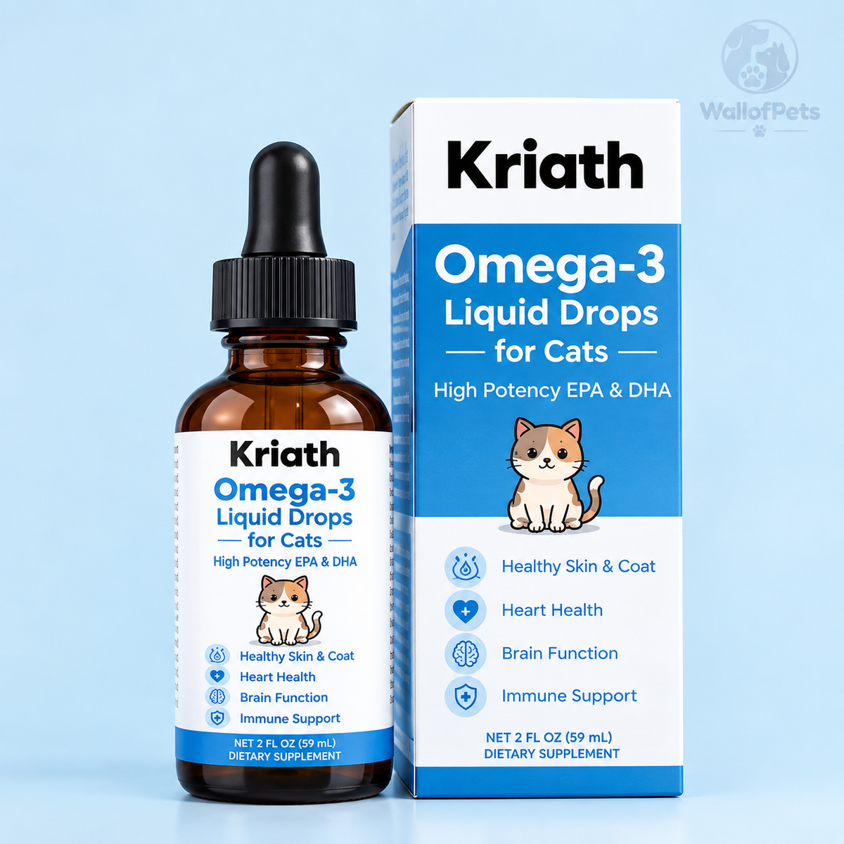 Omega-3 en Gotas para Gatos